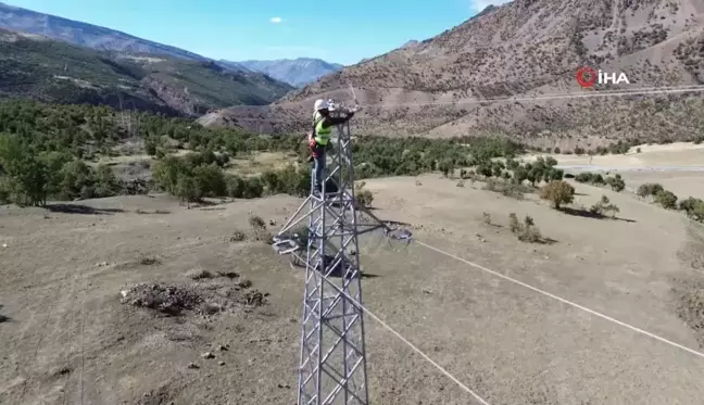 Çatak'ta Enerji Güvenliği İçin Yeni Hat Kuruldu