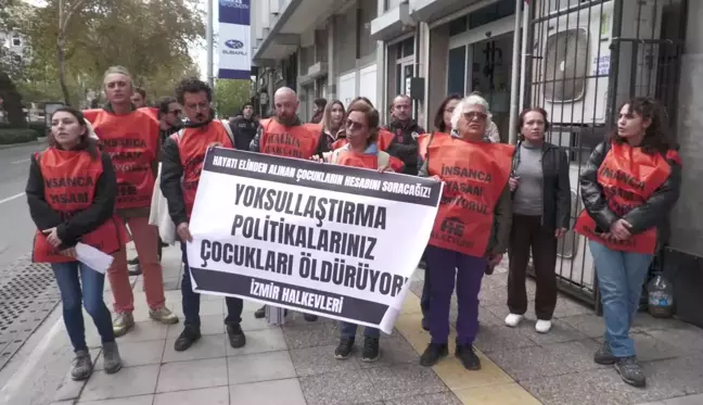 İzmir'de Yangında Hayatını Kaybeden Çocuklar İçin Protesto