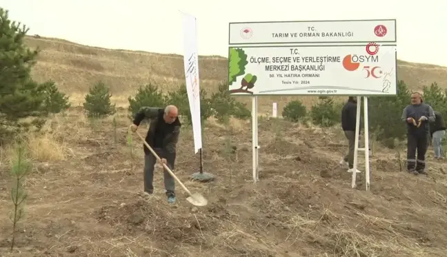 ÖSYM, 50. Yılında 1.500 Fidan Dikti