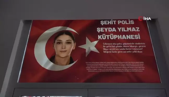 Ağrı'da Şehit Polis Şeyda Yılmaz Kütüphanesi açılışı gerçekleştirildi