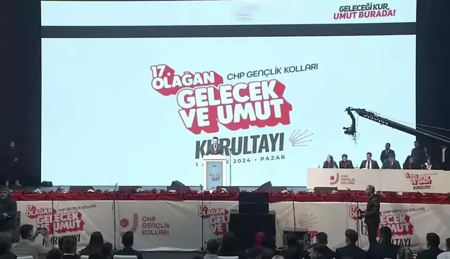 CHP 17'nci Gençlik Kolları Kurultayı... Cem Aydın: 