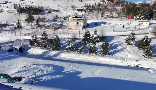 Perşembe Yaylası'nda Kışın Kar Güzelliği