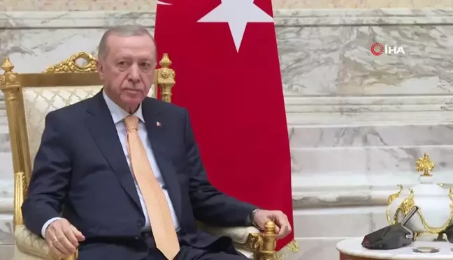 Cumhurbaşkanı Erdoğan, Mısır Cumhurbaşkanı es-Sisi ile Görüştü