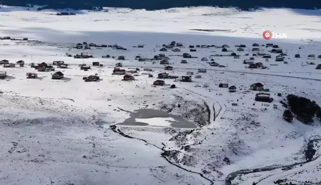 Kar Altındaki Masalsı Benli Yaylası