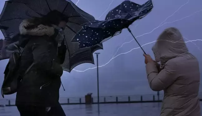 Meteorolojiden Fırtına ve Sağanak Uyarısı