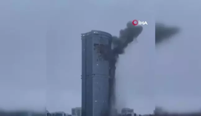 Ukrayna'nın Kazan'a İHA'lı Saldırısı Görüntülendi
