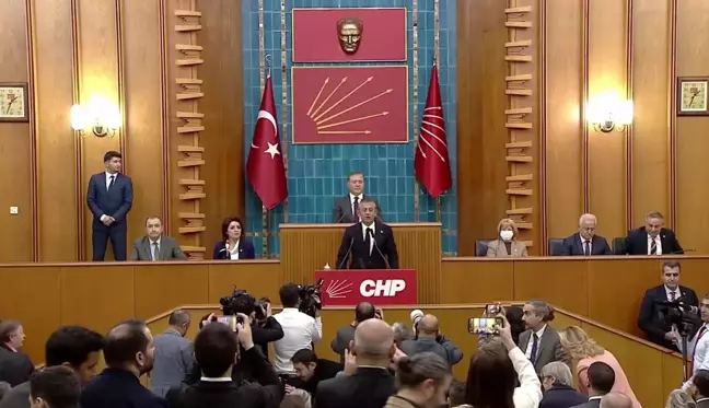 CHP Grup Toplantısı... Özgür Özel: 