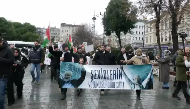 Filistin İçin Sultanahmet'ten Ayasofya'ya Yürüyüş: 