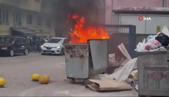 Çöpe Atılan Soba Külü Yangına Sebep Oldu