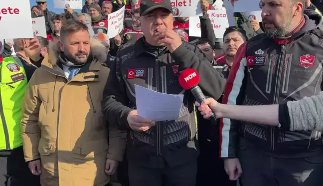 Motosiklet Sürücülerinden Avrasya Tüneli Ücret Zammına Protesto