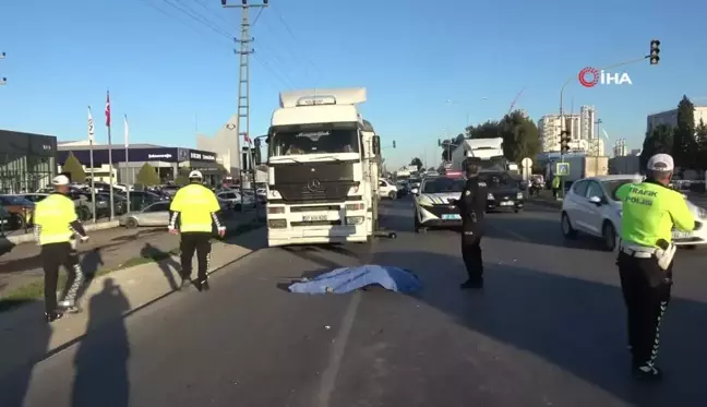 Adana'da Tırın Altında Kalan Motosiklet Sürücüsü Hayatını Kaybetti