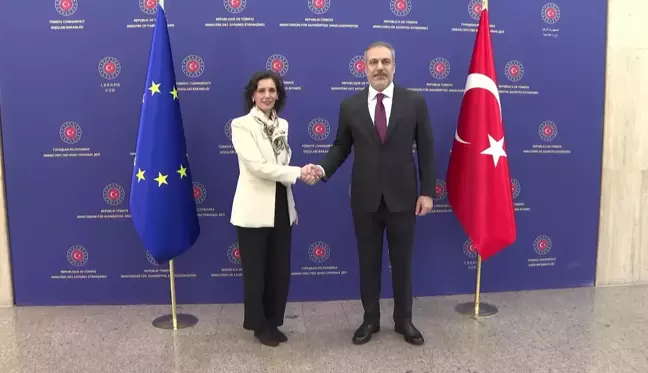 Dışişleri Bakanı Fidan, AB Heyeti ile Görüştü