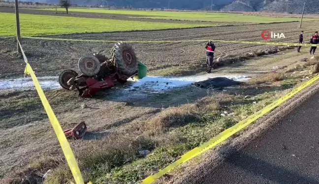 Burdur'da Traktör Devrildi: Sürücü Hayatını Kaybetti