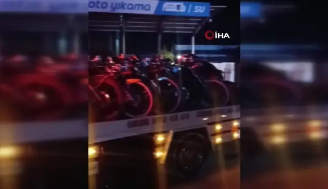 Yasadışı Motosiklet Yarışında 326 Bin Lira Ceza