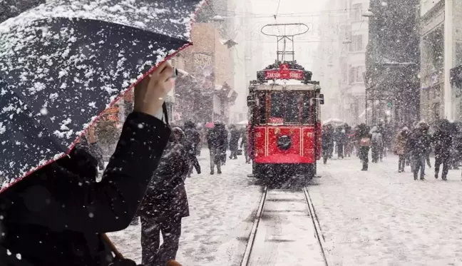 İstanbul'da Kar Yağışı Uyarısı: Kuvvetli Sağanaklar Bekleniyor