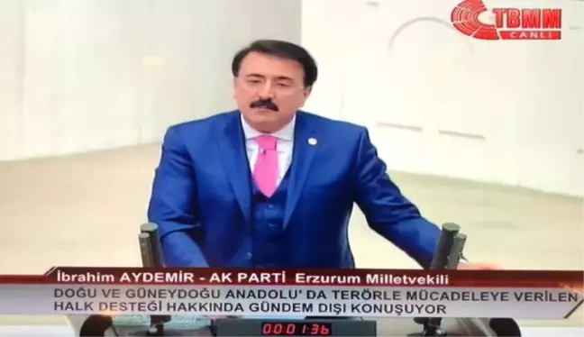 Aydemir TBMM'de Milli Hassasiyeti Dile Getirdi
