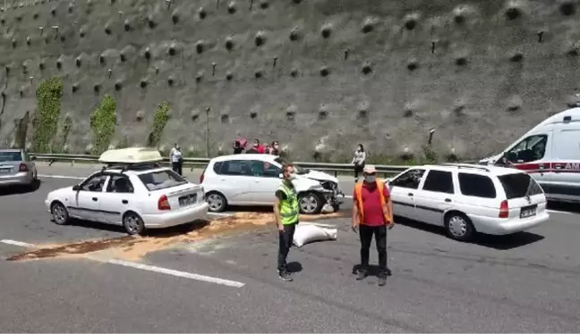 Son dakika haberi | Bolu Dağı'nda zincirleme kaza: 2 yaralı