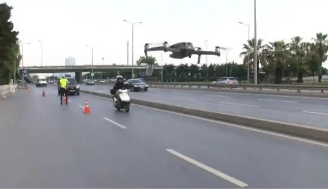 BAKIRKÖY'DE DRONE DESTEKLİ TRAFİK DENETİMİ