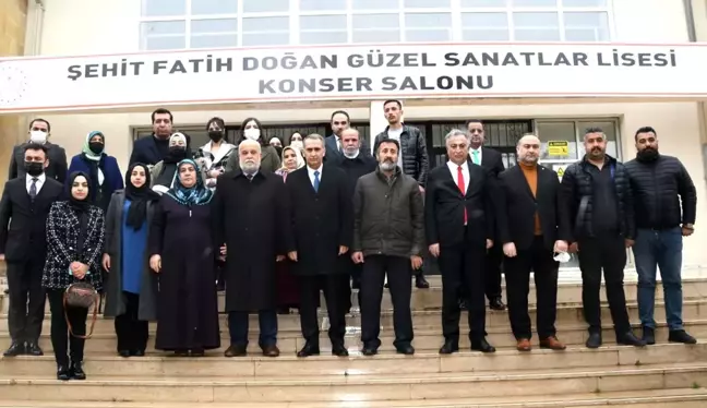 Şehit Fatih Doğan'ın ismi güzel sanatlar lisesine verildi