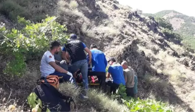 Tunceli haberleri: TUNCELİ'DE KAYALIKLARDAN DÜŞEN ÇOBAN, HASTANELİK OLDU