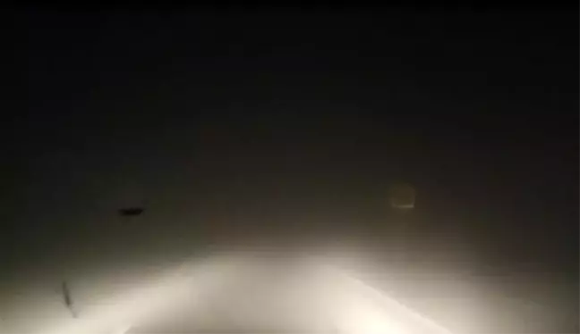 Ardahan'da Yoğun Sis Nedeniyle Ulaşımda Aksamalar Yaşandı