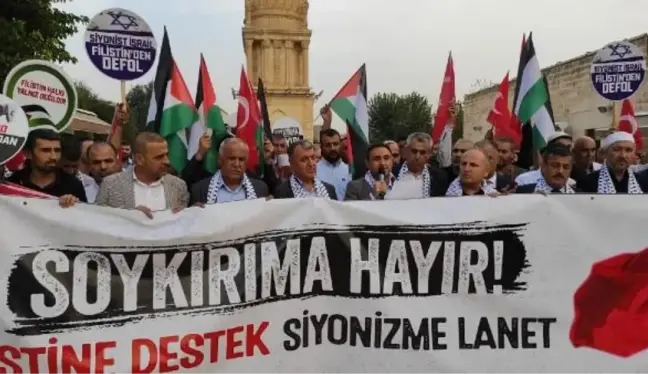 Nusaybin'de İsrail Protestosu