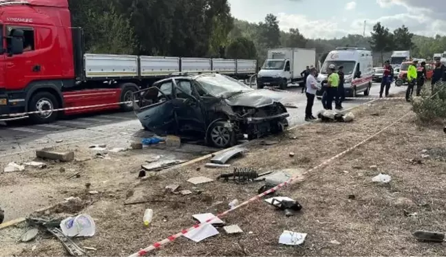 Muğla'da otobüs ile otomobil çarpıştı: 1 ölü, 3 yaralı