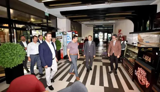 Başkan Kılca, kardeş şehir belediye başkanı Geylani ile istişarede bulundu
