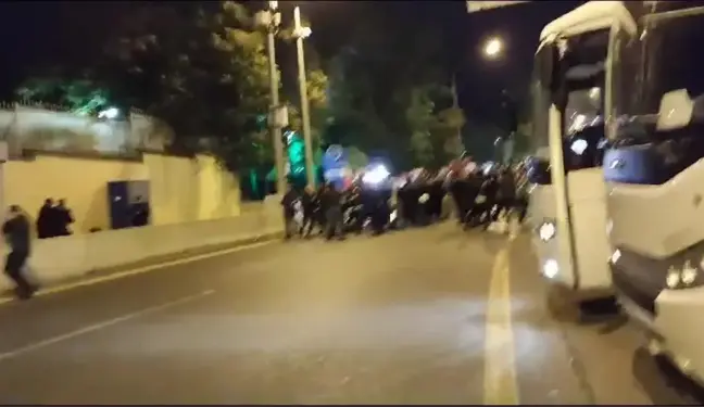 İsrail Büyükelçiliği Konutu Önünde Protesto Eylemi