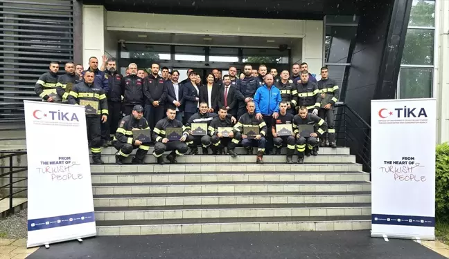 TİKA, Karadağ'da arama kurtarma eğitimi düzenledi