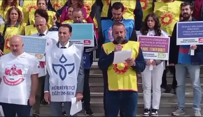 Tokat'ta Öğretmenler, Meslek Kanunu Teklifine Tepki Gösterdi