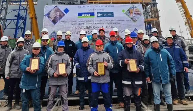 Aksa Enerji, Kazakistan'daki Projede 2 Milyon Saat Kazasız Çalışmaya Ulaştı