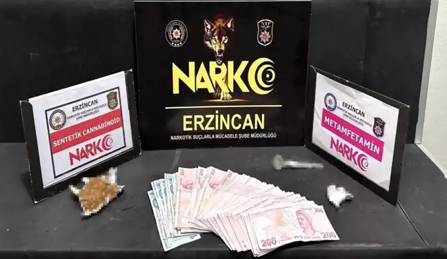 Erzincan'da Uyuşturucu Operasyonu: 2 Gram Metamfetamin ve 18 Gram Sentetik Maddeler Ele Geçirildi