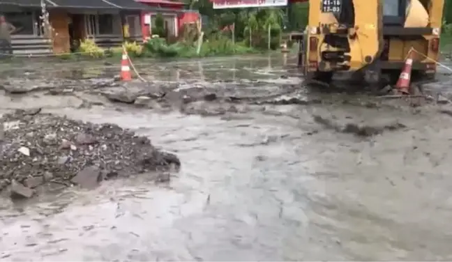 KARTEPE'DE 18 GÜN SONRA AYNI DERE YİNE TAŞTI