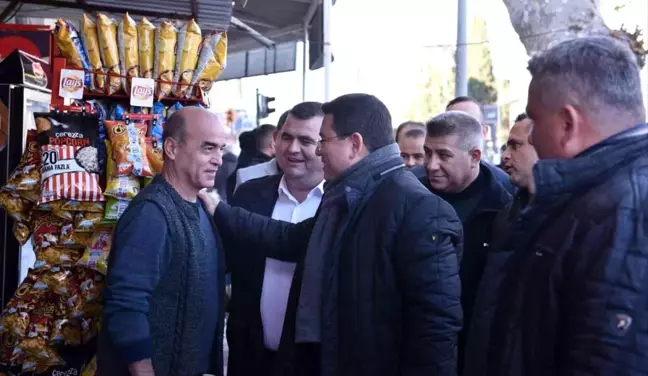 Başkan Tütüncü, Döşemealtı'nda esnafla buluştu