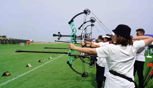 66 İlden 770 Sporcunun Katıldığı Okul Sporları Okçuluk Türkiye Birinciliği Erdemli'de Gerçekleştirildi