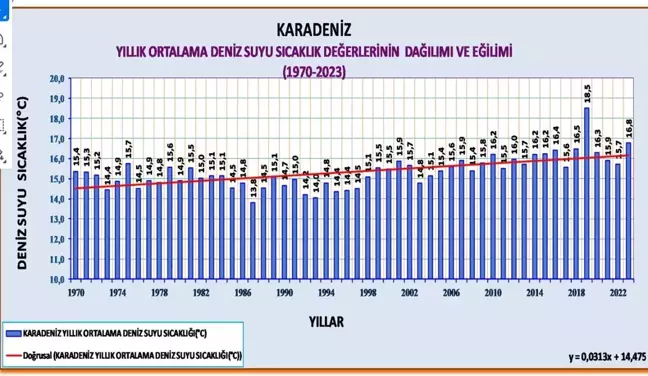 Karadeniz'de Su Sıcaklığı Artışı, Ekosistemi ve Meteorolojik Olayları Olumsuz Etkiliyor