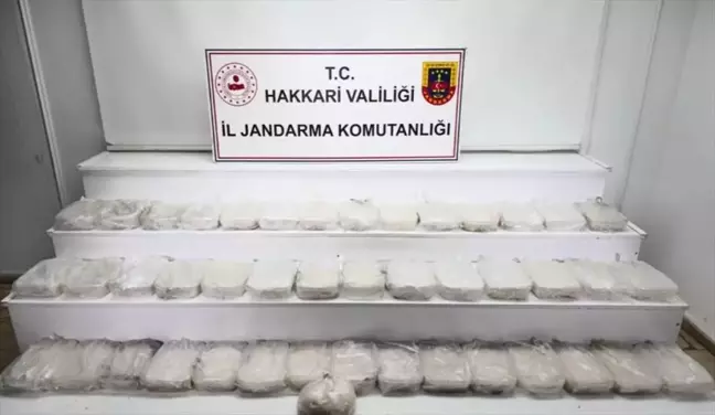 Hakkari'de 49 Kilogram Sentetik Uyuşturucu Ele Geçirildi