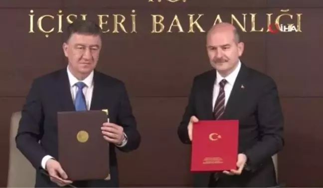 Bakan Soylu, Özbek mevkidaşı Bobojonov'u kabul etti