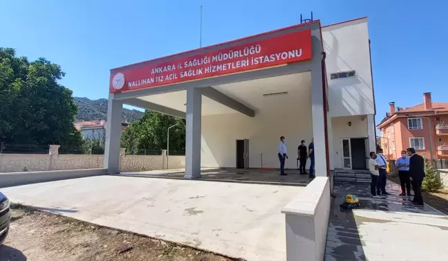 Nallıhan'da 112 Acil Sağlık Hizmetleri İstasyonu binası tamamlandı