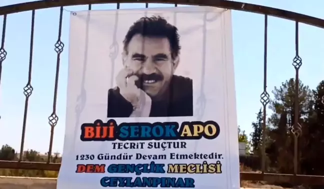 Ceylanpınar'da PKK Posterine Soruşturma