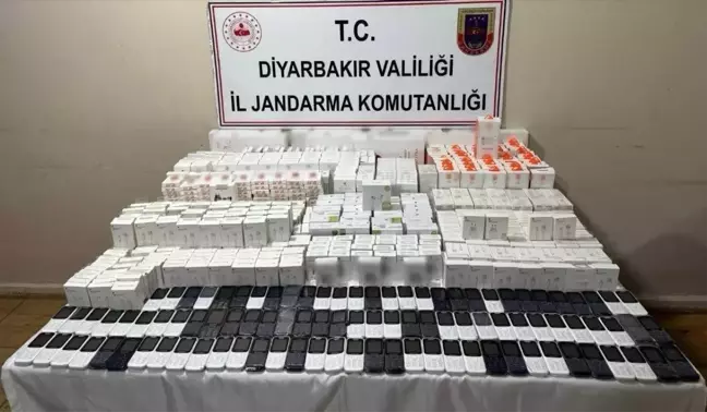 Diyarbakır'da Kaçak Ürün Operasyonu: 1 Milyon TL Değerinde Eşya Ele Geçirildi