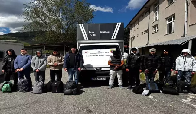Kırklareli'nde 188 Kaçak Göçmen Yakalandı