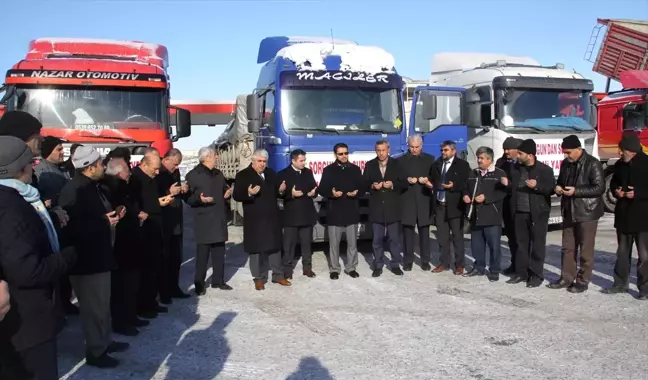 Sorgun'dan Suriye'ye 3 Tır Yardım Gönderildi