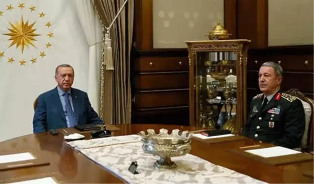 Cumhurbaşkanı Erdoğan, Akar ve Fidan'ı Kabul Etti