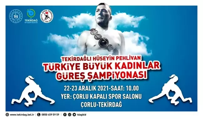 BÜYÜK KADINLAR TÜRKİYE GÜREŞ ŞAMPİYONASI ÇORLU'DA YAPILACAK