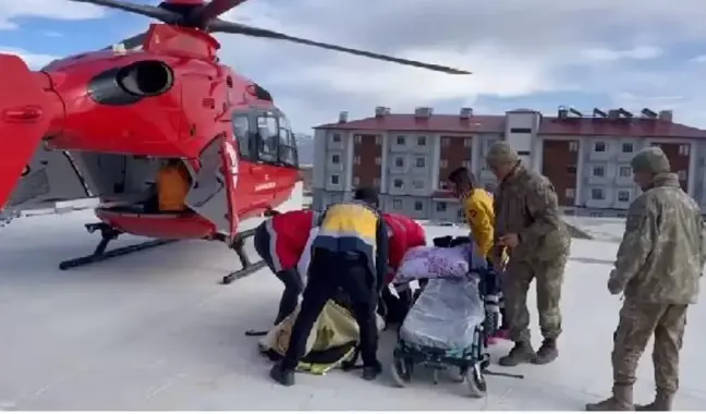 Böbrek Yetmezliği Hastası Ambulans Helikopterle Sevk Edildi