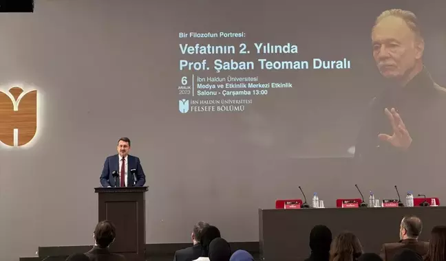 Prof. Dr. Şaban Teoman Duralı İbn Haldun Üniversitesinde Anıldı