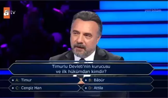 Timurlu Devleti'nin kurucusu ve ilk hükümdarı kimdir? Kim Milyoner Olmak İster 27 Eylül Cuma soru cevapları!