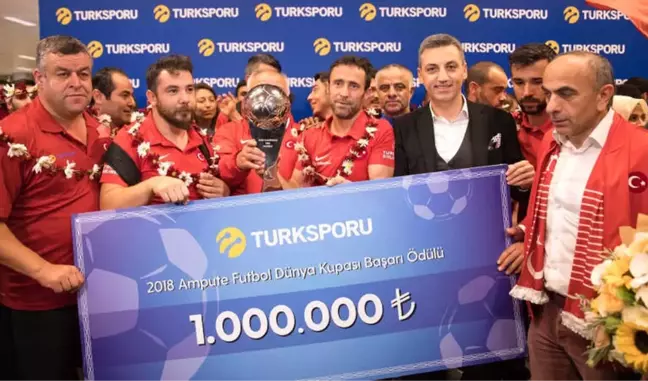 Ampute Futbol Milli Takımı'na 1 Milyon TL Ödül